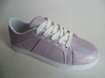 粉色pu女士滑板鞋